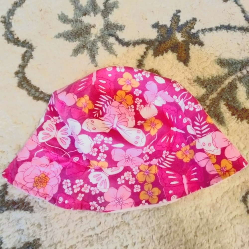Baby Girl's Pink Bucket hat